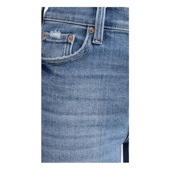 Pistola Lennon High Rise Crop Boot Jeans Blue Caravan Light Wash Denim 26 - Picture 4 of 9